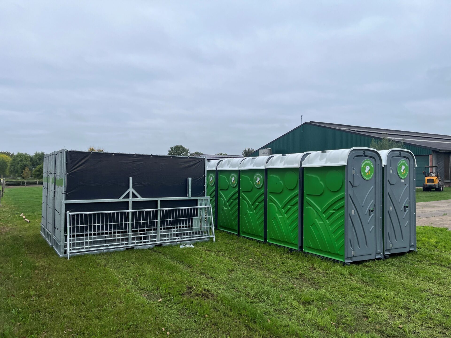 Evenementen toilet en hekwerk huren Antwerpen